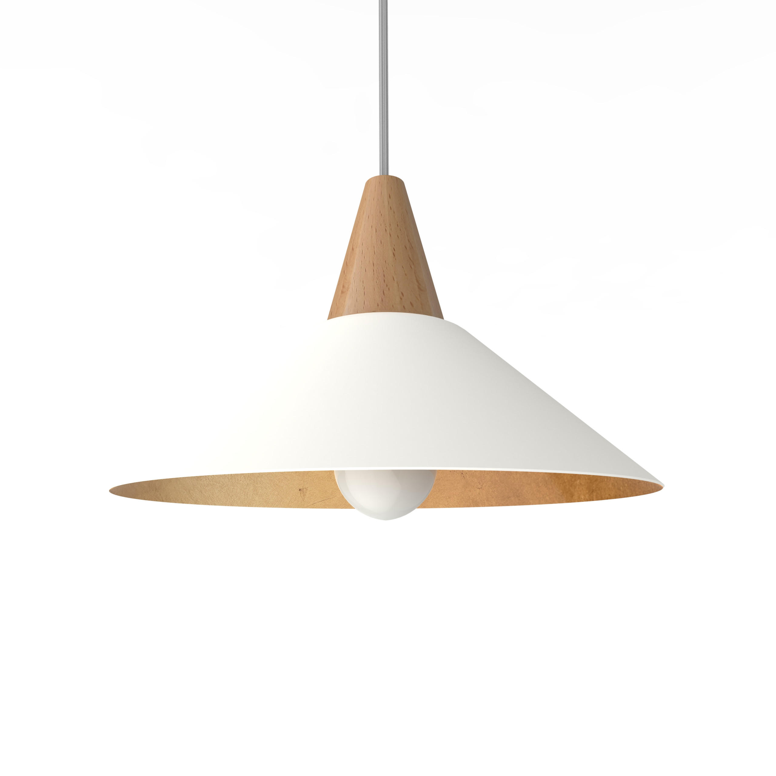 HÄNGELEUCHTE - Goldfarben, Metall (25/25/16cm) - Lumicom