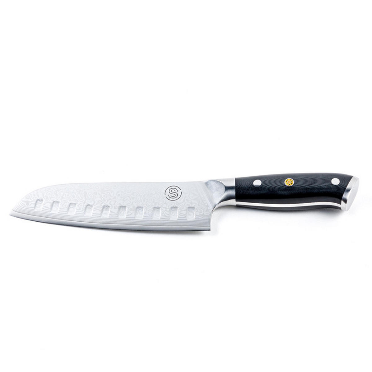 MESSER Santoku 7 Zoll - Schwarz, Metall (38.5cm) - Somagic
