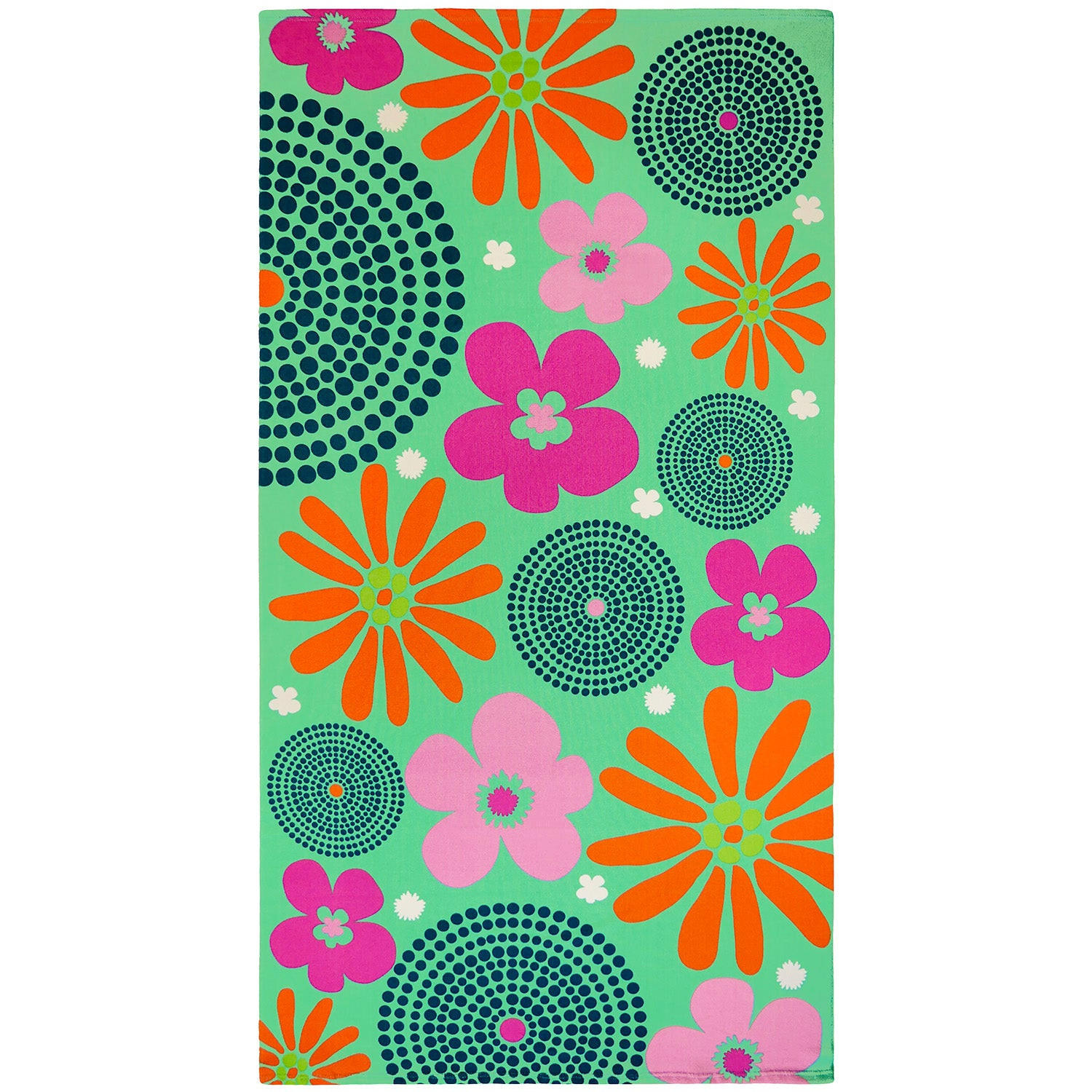 STRANDTUCH Mikrofaser Grün 90x170 220g/m² - Piodao - Grün, Textil (90/170cm) - LE COMPTOIR DE LA PLAGE