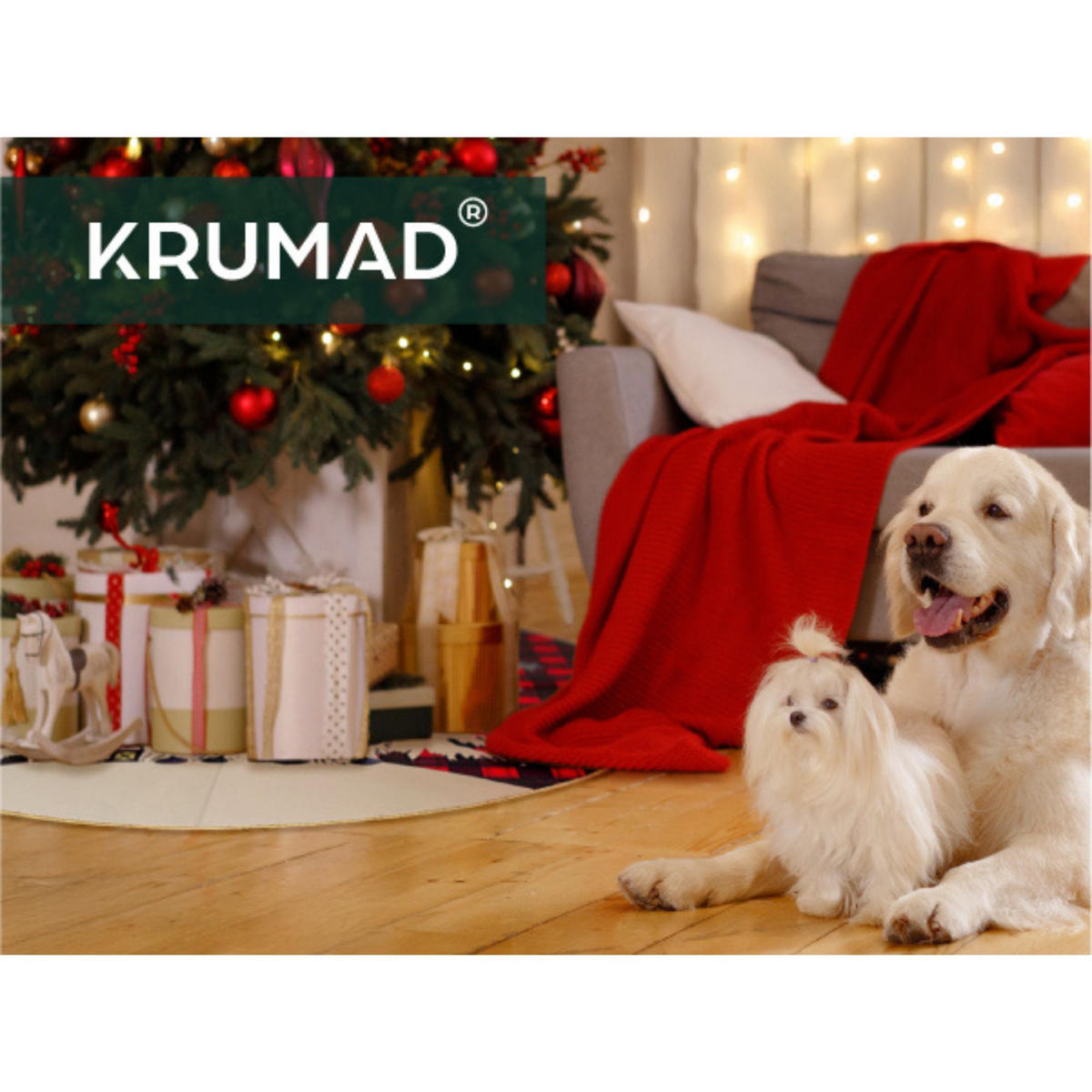 CHRISTBAUMDECKE Weihnachtsbaumdecke 80cm - Dunkelrot, Textil (80/1/80cm) - KRUMAD