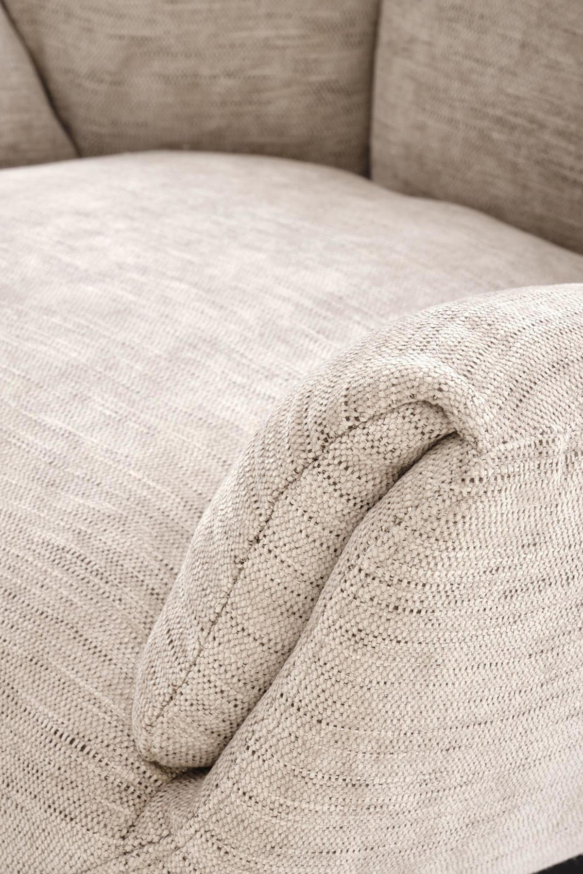 Drehsessel mit Polsterung COZY 360° - Beige, Textil (72/87/79cm) - Lookway