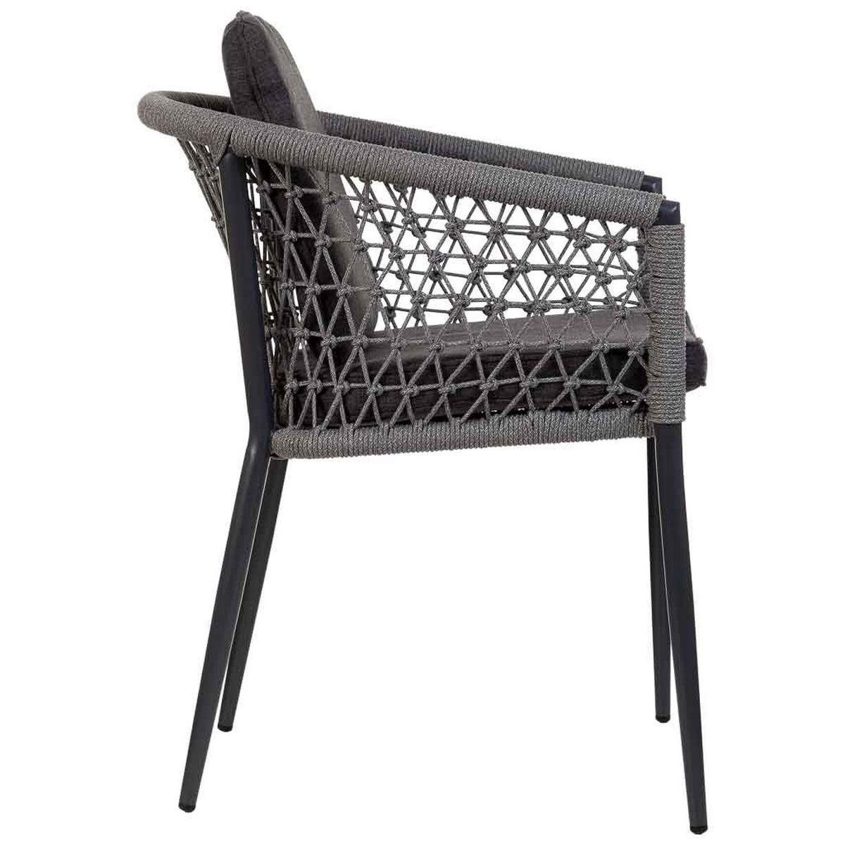 STUHL, grau, 57x62x79cm - Grau, Naturmaterialien (57/79/62cm) - Wanderlust