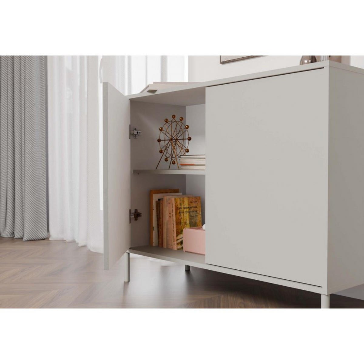 KOMMODE Kaschmir 104/82,5/40 - Kaschmir, Holzwerkstoff (104/83/40cm) - RAUMHIRSCH FURNITURE
