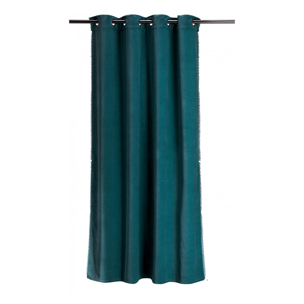 VORHANG Fara pfau 135 x 280 cm - Blau, Textil (135/280cm) - Vivaraise