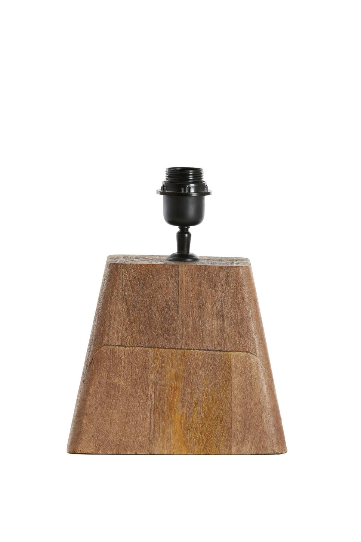 LAMPENFUSS Kardan Braun 22/15/19 cm - Braun, Holz (22/15/19cm) - Light & Living
