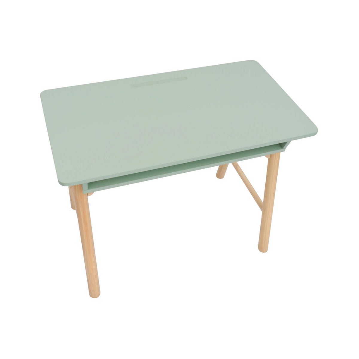 KINDERTISCH Grün 50/90/70 cm - Pastellgrün, Holzwerkstoff (90/70/50cm) - Mobili Rebecca