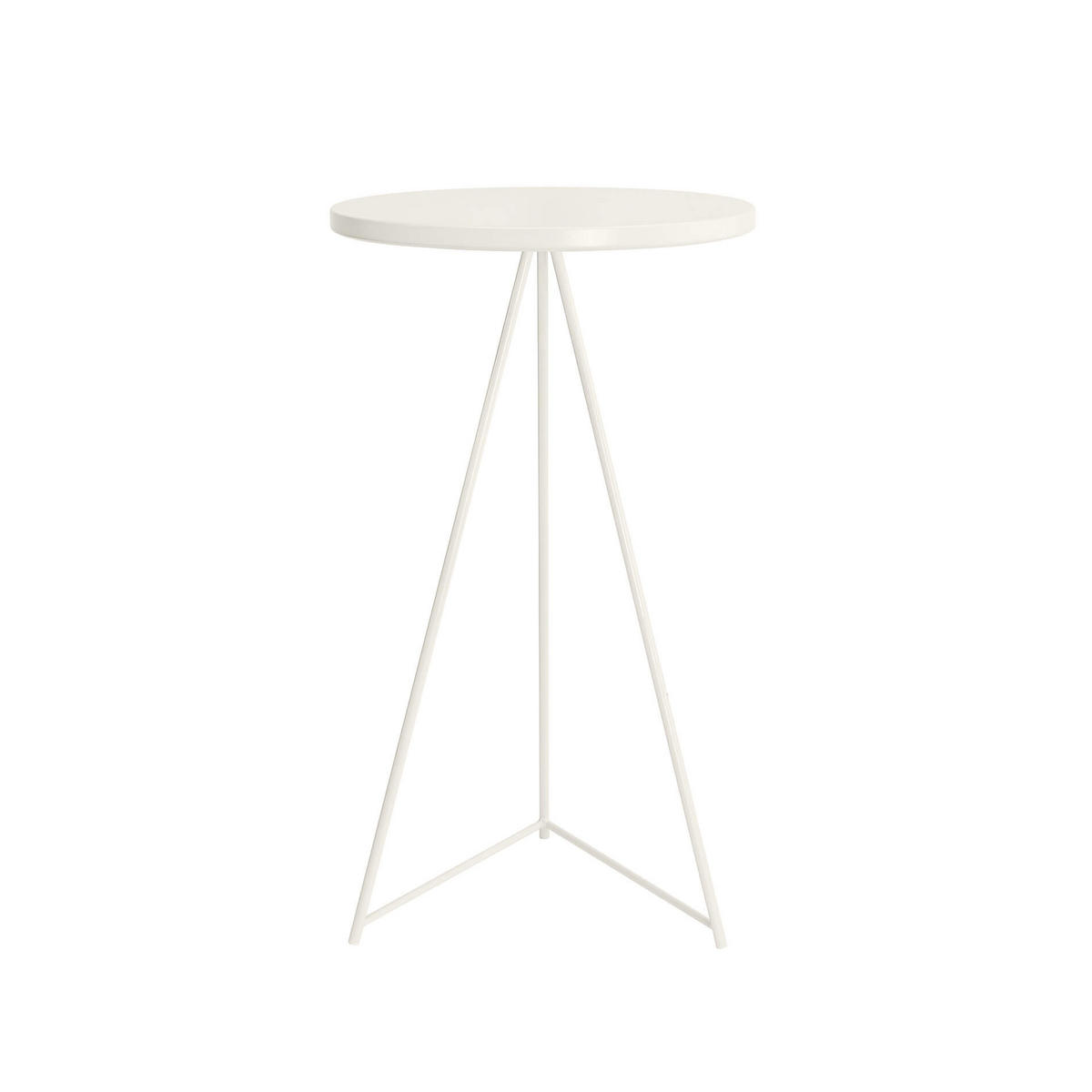BARTISCH Cremeweiß 60/60/102 cm - Weiß, Metall (60/60/120cm) - Mobili Rebecca