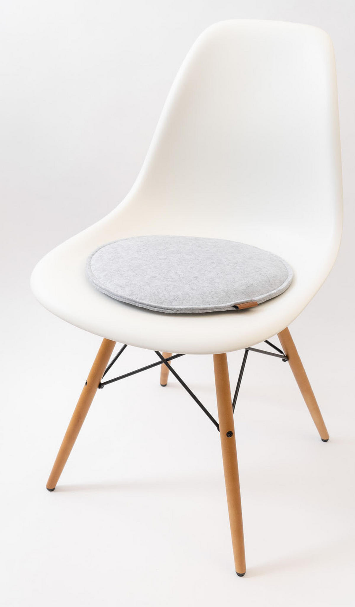 SITZKISSEN mit Antirutschnoppen 6er-Set - Hellgrau, Textil (40cm) - Miqio Design