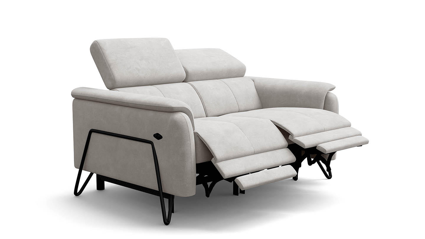 Wozimo Relaxsofa Creme 148x82x103 cm
