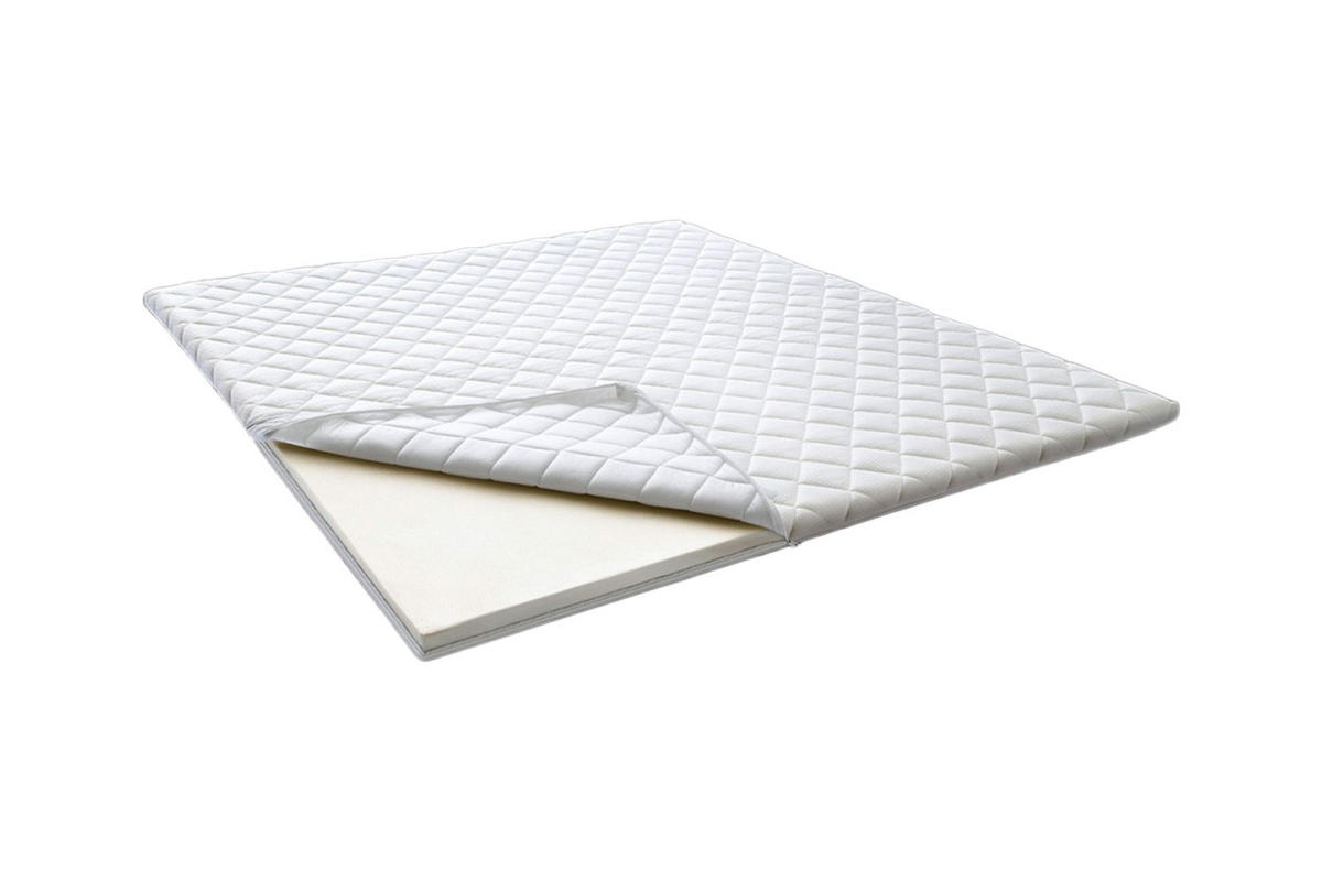 TOPPER KALTSCHAUM SOLO Weiß - Weiß, Textil (160/200cm) - KAWOLA