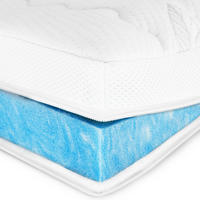 HYPERSOFT TOPPER 150/210 cm - 6cm Höhe & Tencel Bezug - Weiß, Textil (150/210cm) - AM Qualitätsmatratzen