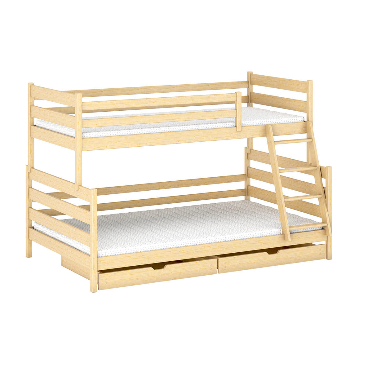 BETT 120/200 Léo Holz - Braun, Holz (120/200cm) - Petits-meubles
