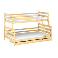 ETAGENBETT 120/200 Leo Holz - Braun, Holz (120/200cm) - Petits-meubles