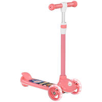 KINDERSCOOTER DE-16956 3 Räder mit LED-Leuchten Rosa - Pink, Kunststoff (52/29/76cm) - ComfortXL