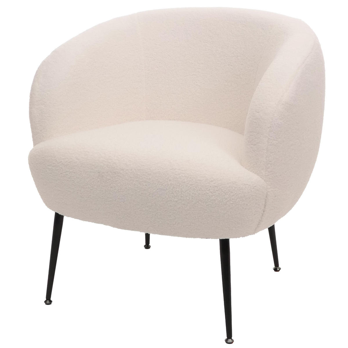 LOUNGE-SESSEL Weiß - Weiß, Textil (72/73/71cm) - MCW