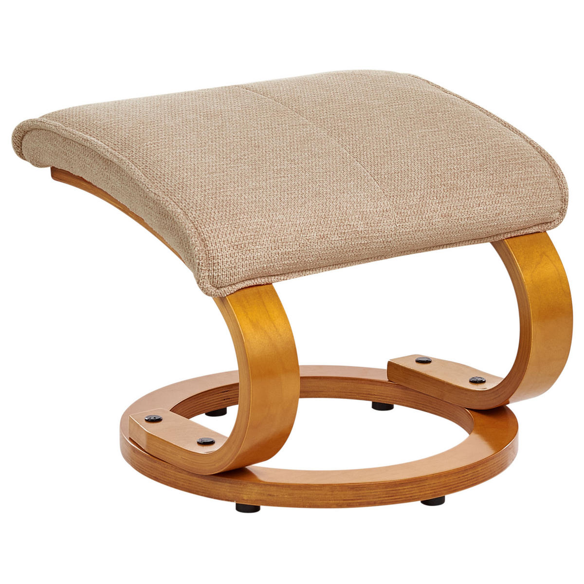 MASSAGESTUHL Beige Hero - Beige/Braun, Textil (51/102/80cm) - Beliani