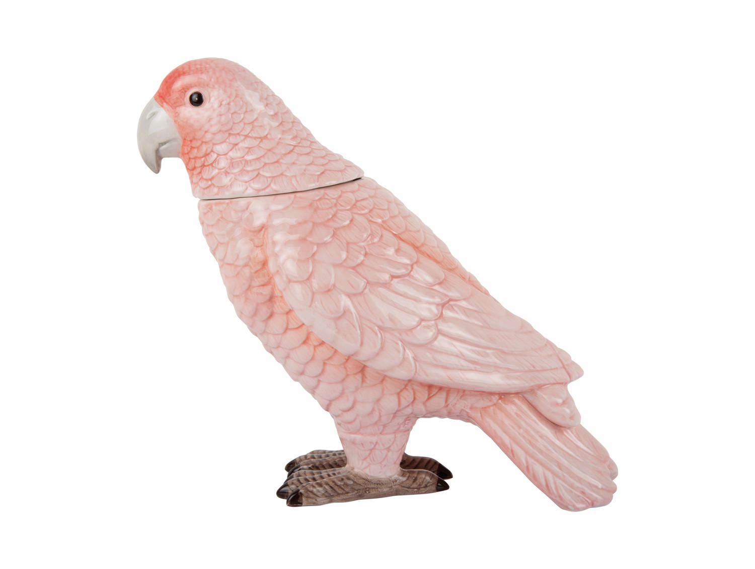 AUFBEWAHRUNGSBOX Bird 22/11/20 cm - Pink, Keramik (11/20/22cm) - Present Time