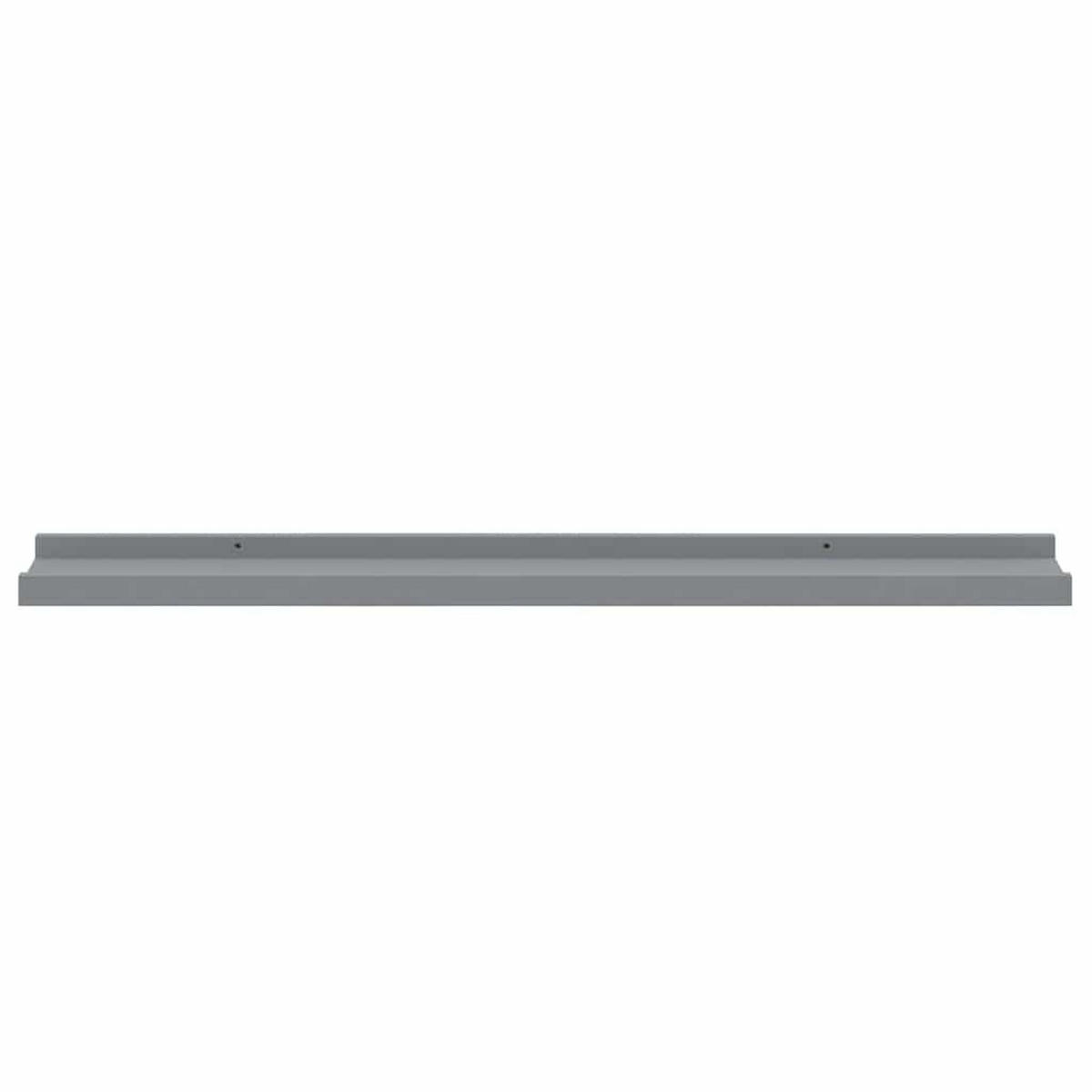BILDERLEISTEN 2Er Set Grau 80/9/3 Cm Mdf - Grau, Holzwerkstoff (9/3/80cm) - vidaXL