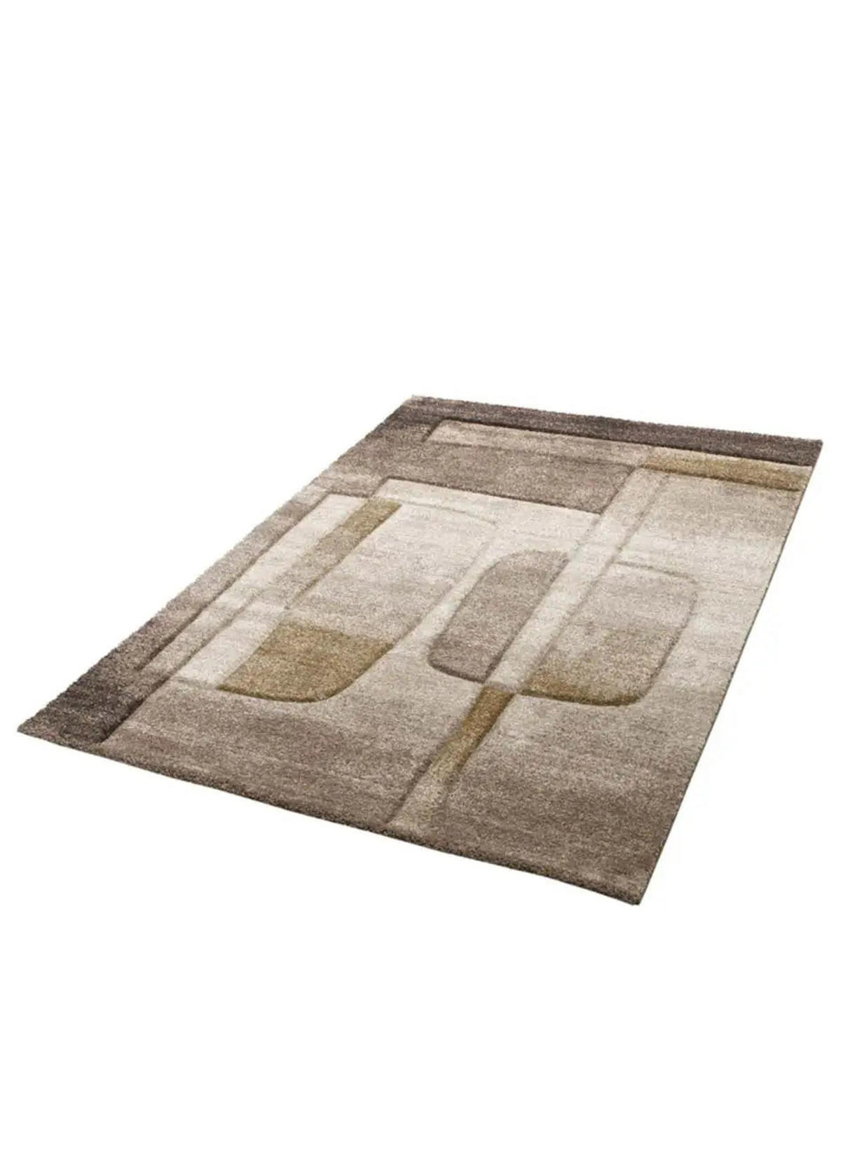 HOCHFLORTEPPICH Beige / Braun Teva 160/235 cm - Braun, Textil (160/235cm) - Atticgo