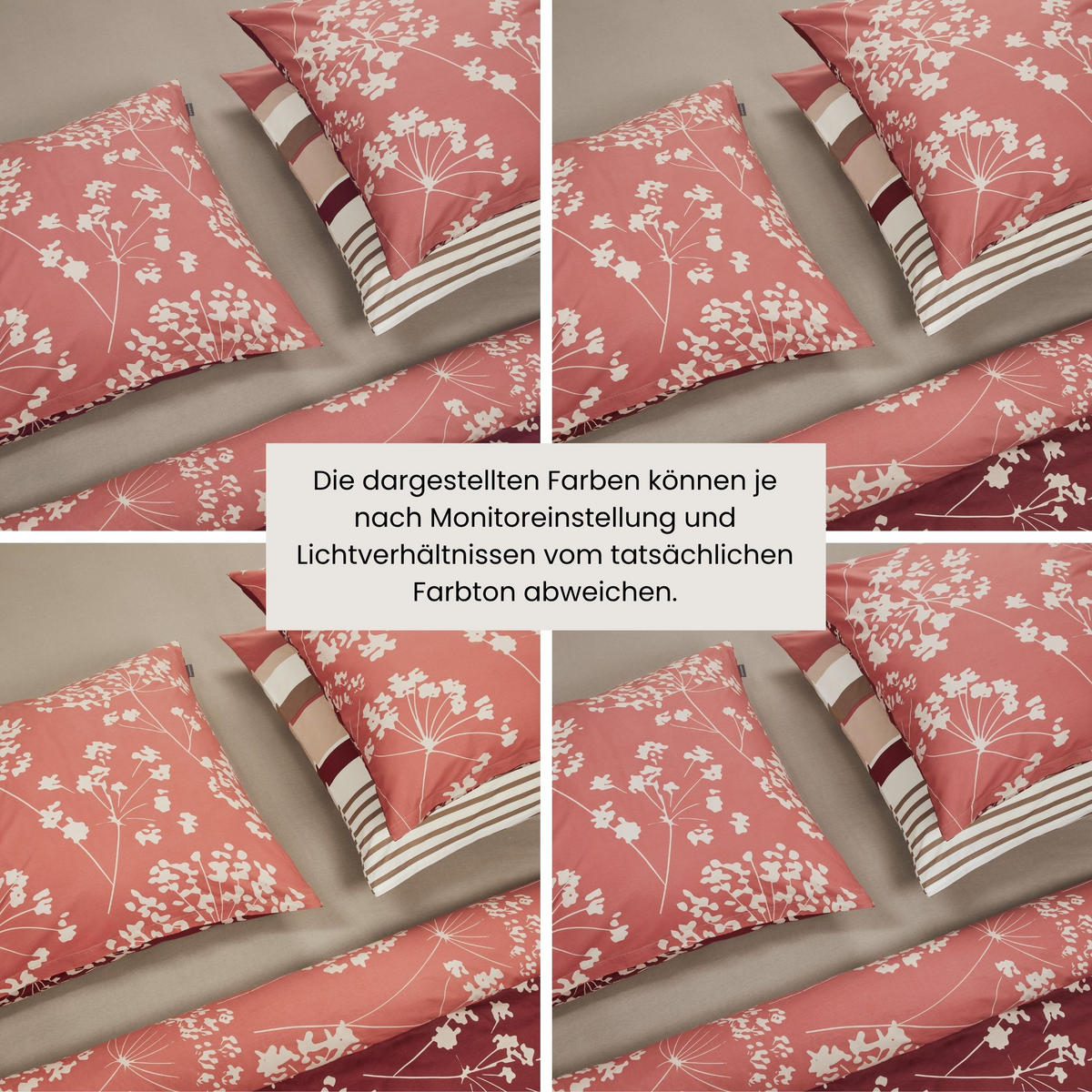 BETTWÄSCHESET Alyssa - Renforcé - 2-teilig - 135x200 cm - Altrosa - Altrosa, Textil (135/200cm) - SCHIESSER
