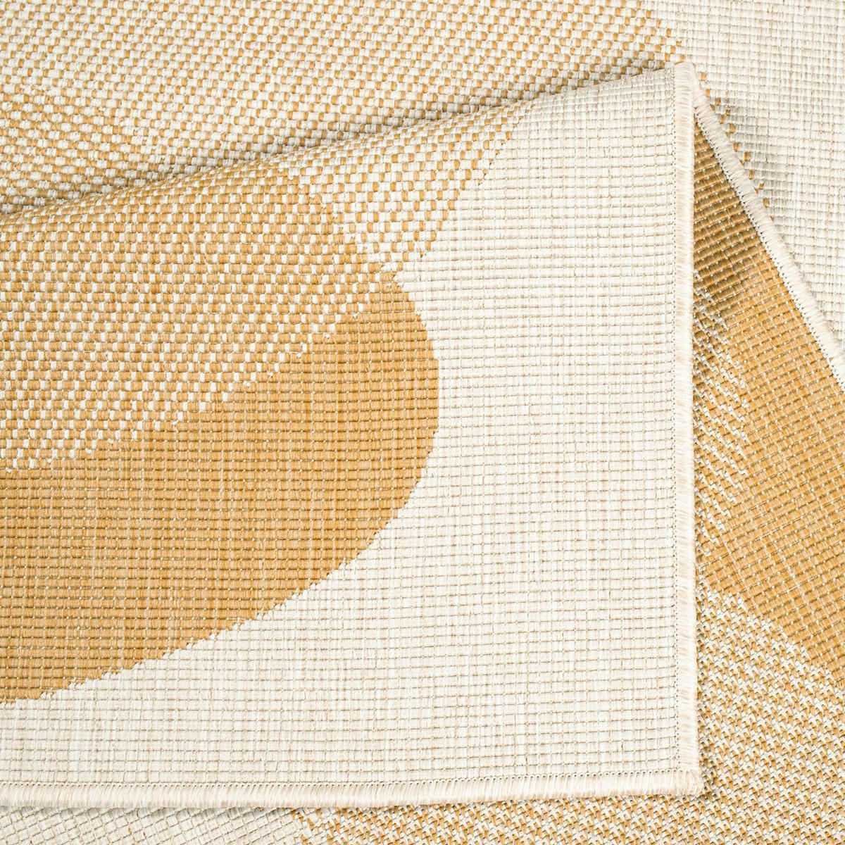 OUTDOOR-TEPPICH DuoRug 5835 Ockergelb 200x290 cm - Gelb, Textil (200/290cm) - carpet city
