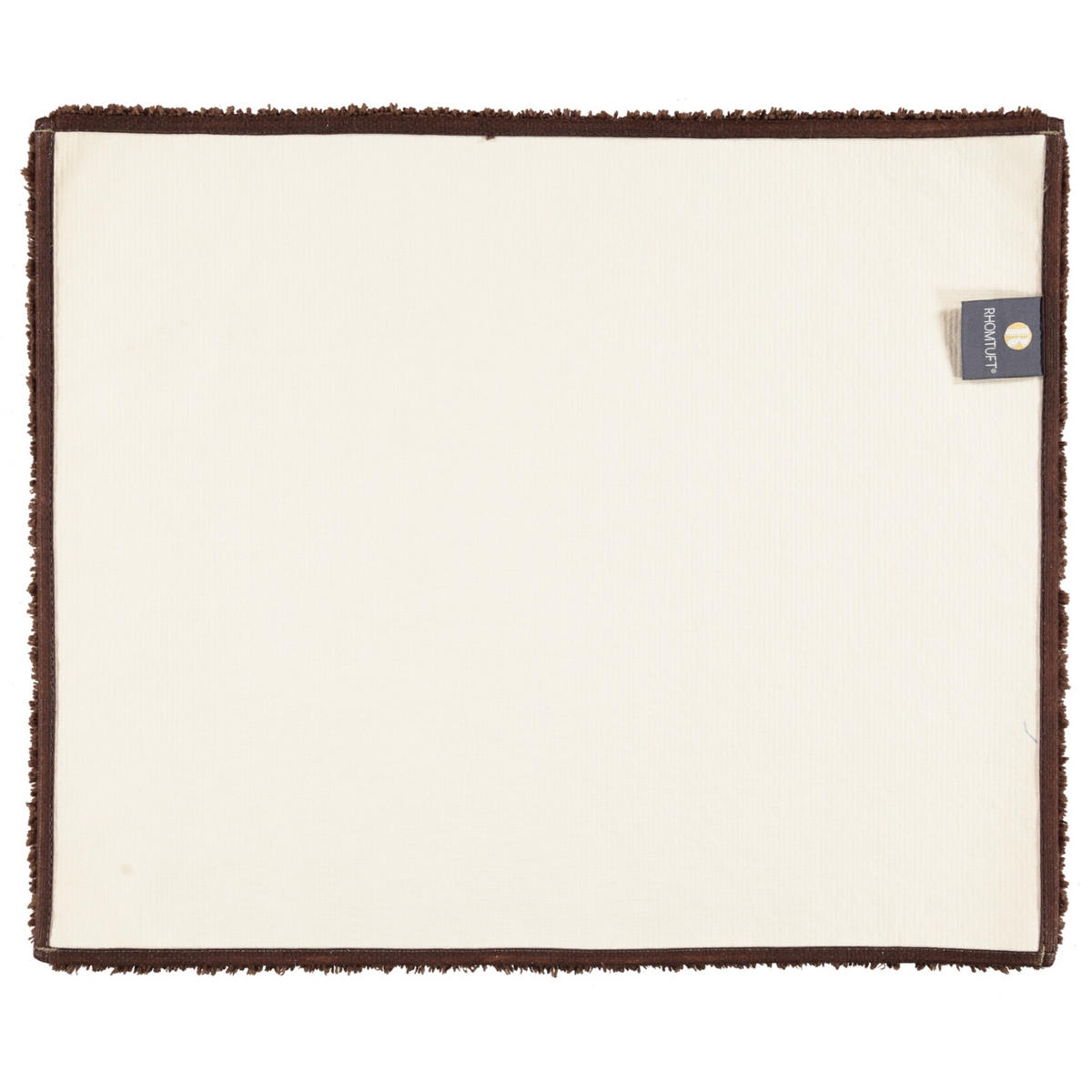 BADTEPPICHE SQUARE MOCCA - 406 - Braun, Textil (50/60cm) - Rhomtuft
