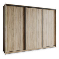 SCHWEBETÜRENSCHRANK NISSE 270/205/60 cm 3-türig Sonoma Eiche - Sonoma Eiche, Holzwerkstoff (270/205/60cm) - MASSENO