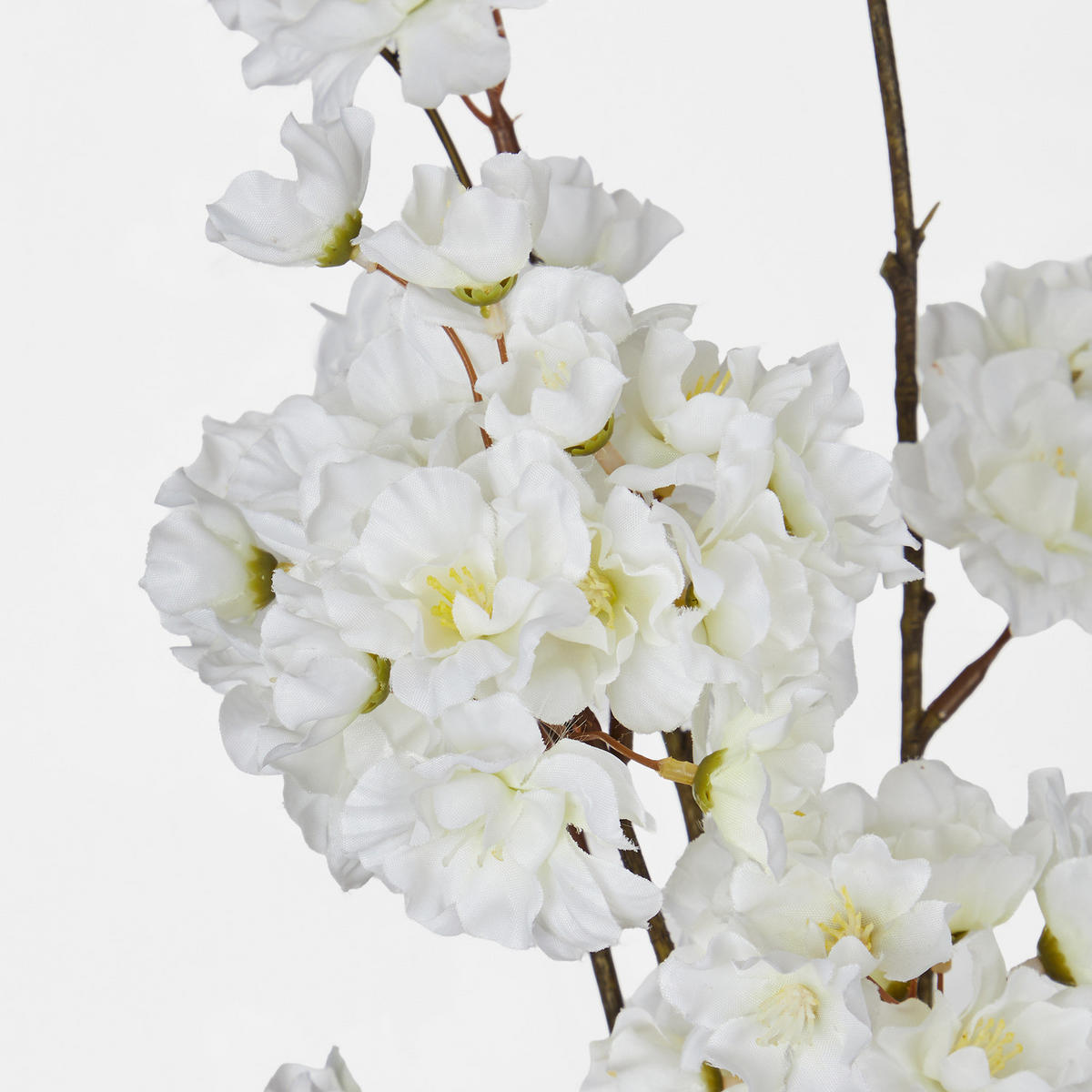 KUNSTBLUME Florista Kirschblüte - Polyethylen - Weiß, Kunststoff (116cm) - BUTLERS