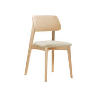 WOHNZIMMER STUHL KT63, Holzfarbe: Buche - Buchefarben/Naturfarben, Holz/Textil (47/80/49cm) - MIRJAN24