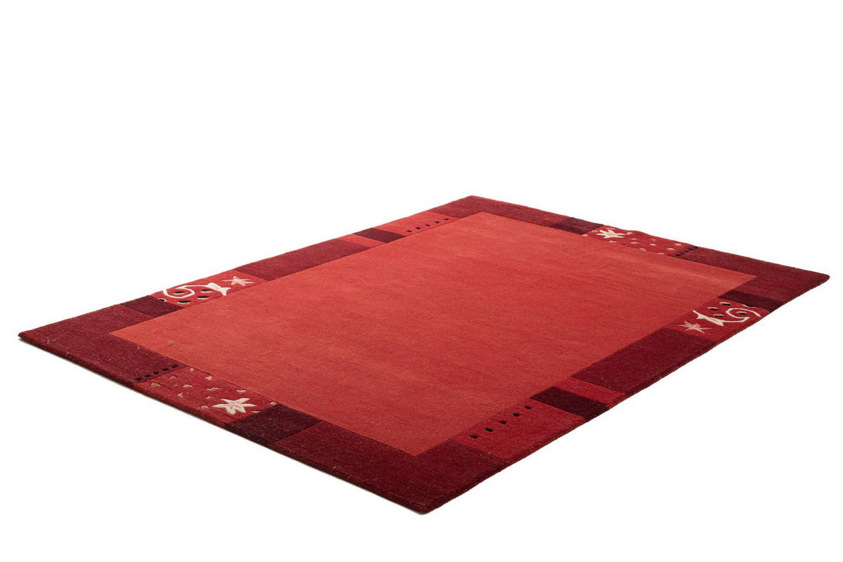 HANDTUFTTEPPICH Royal Ganges 190x290 cm - Rot, Textil (190/290cm) - THEKO