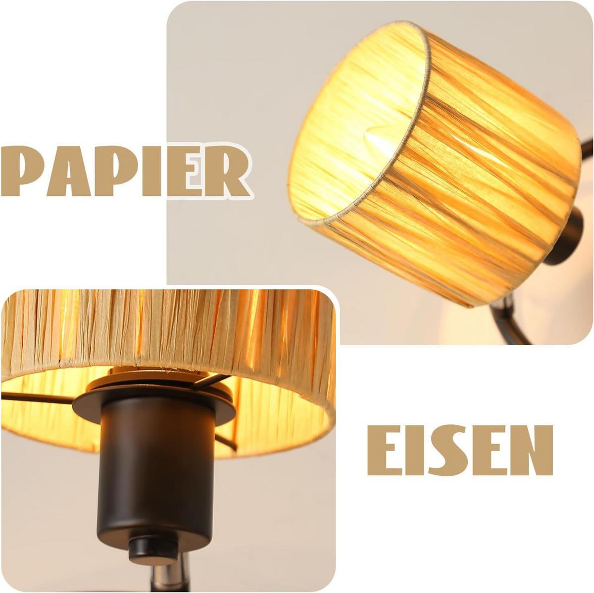 DECKENSTRAHLER Flamara 22/22/26 cm - Schwarz, Metall (26/22/22cm) - ZMH