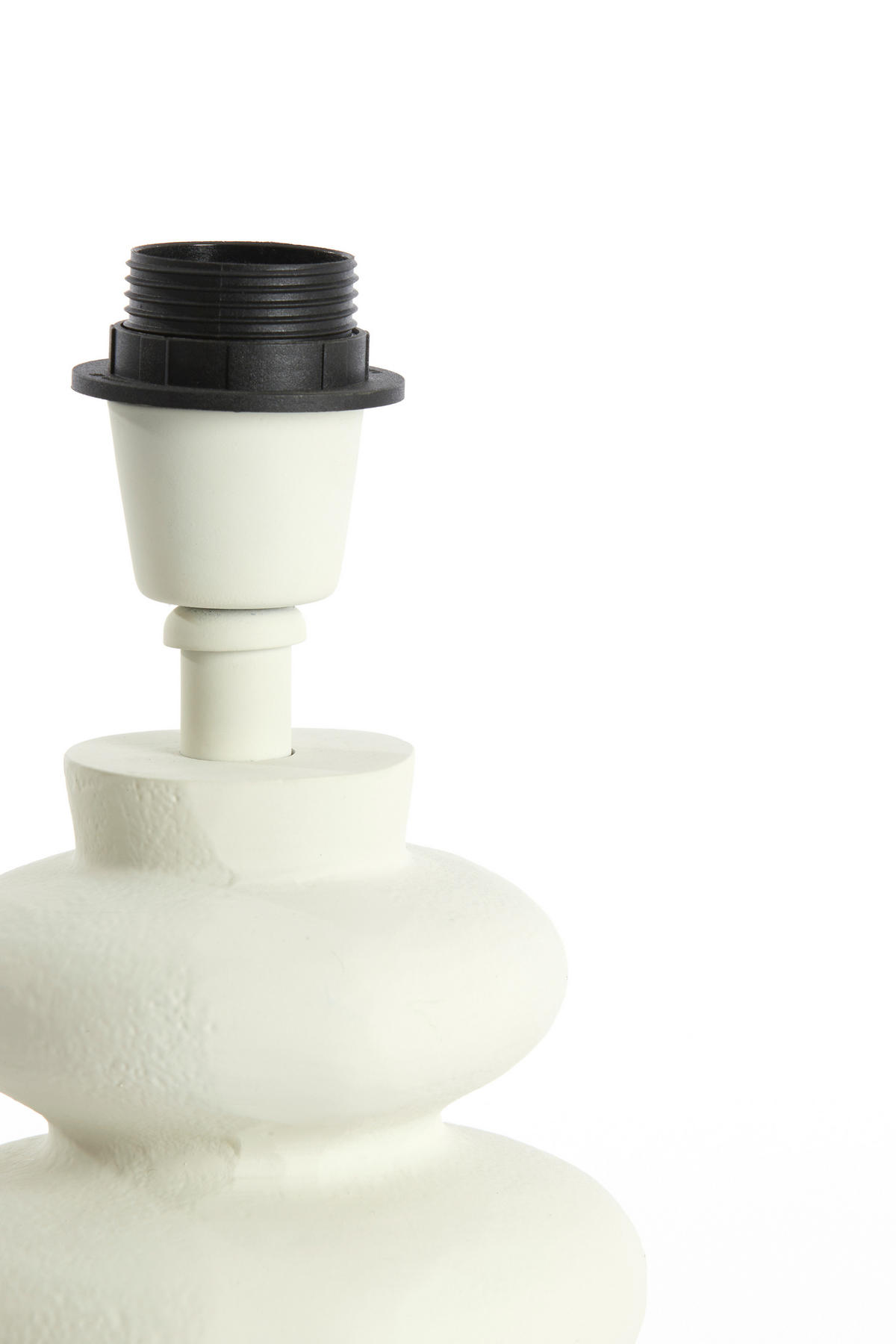 LAMPENFUSS Olona Weiß Ø13/20 cm - Weiß, Metall (13/13/20cm) - Light & Living