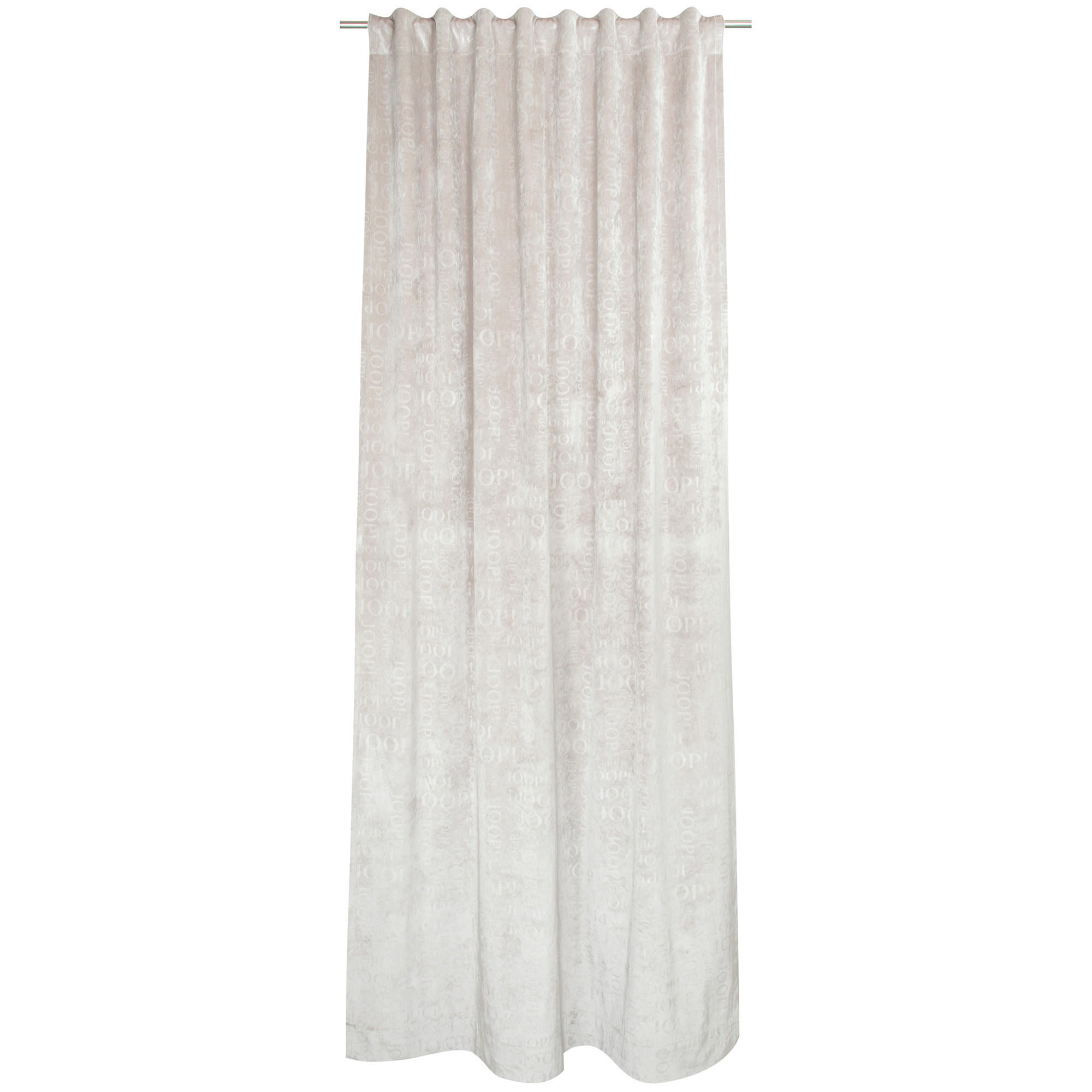 SCHLAUFENVORHÄNGE MATCH BEIGE - 030 - Beige, Textil (140/250cm) - Joop!