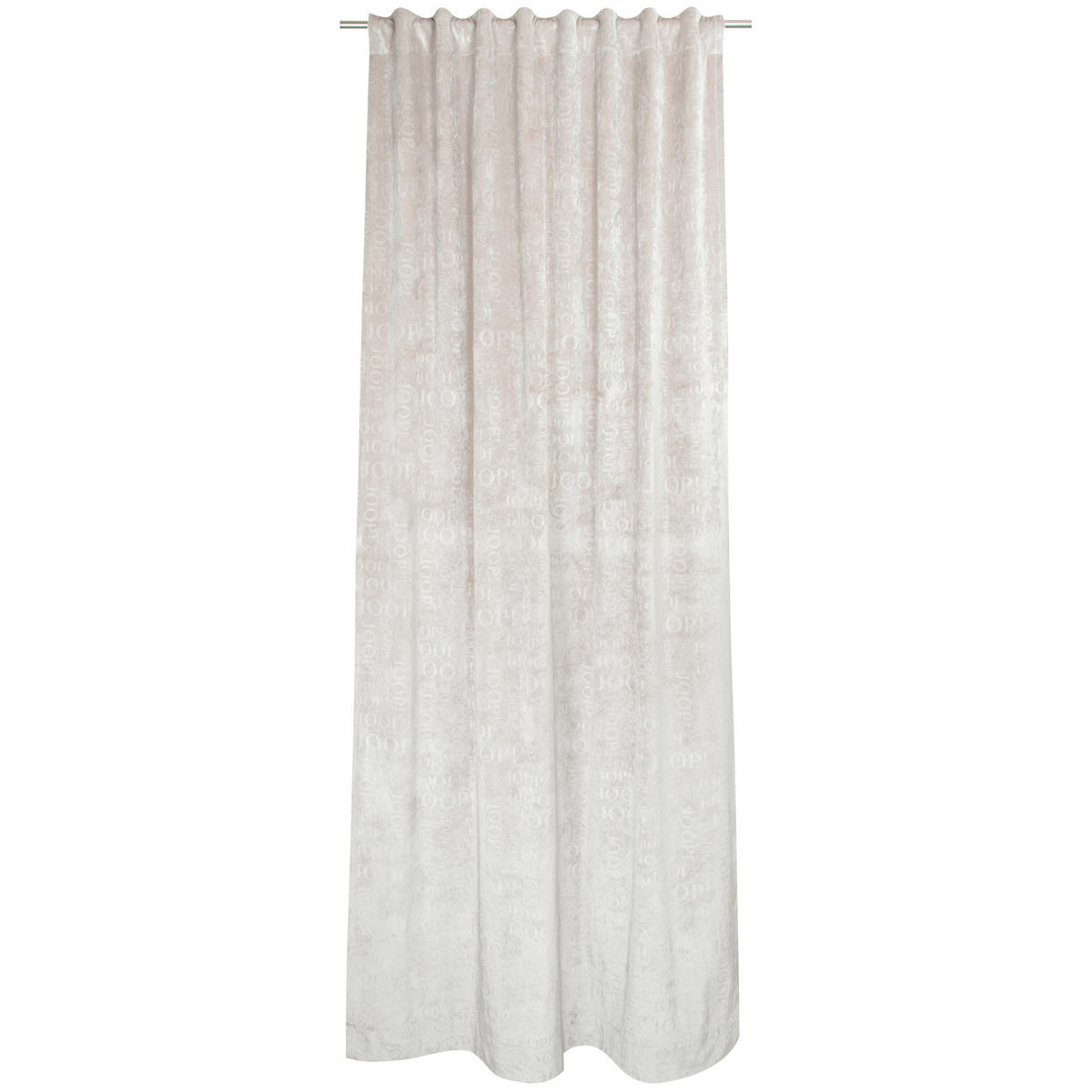 SCHLAUFENVORHÄNGE MATCH BEIGE - 030 - Beige, Textil (140/250cm) - Joop!