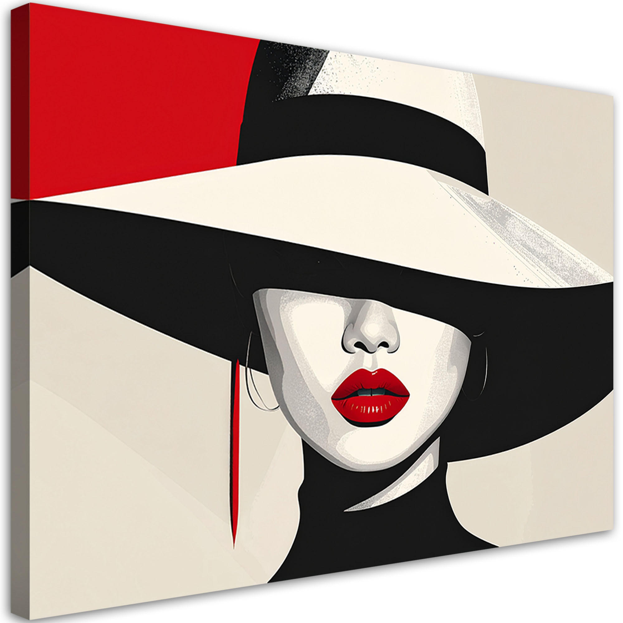 Feeby Bild Rot 60x40 cm