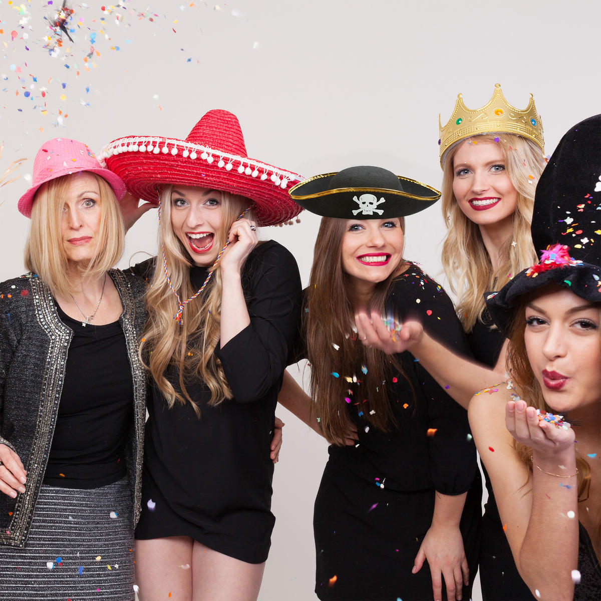 4XPIRATENHUT - Schwarz, Textil (33/11/24cm) - Relaxdays