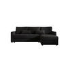 ECKSOFA MOS L BIS Cosmic 100 Rechts mit Schlaffunktion - Schwarz, Textil (220/143cm) - Bedante