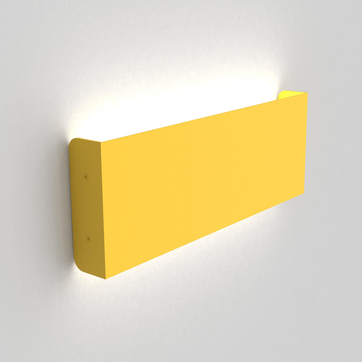 LED-WANDLEUCHTE - Gelb, Metall (29/11/3.6cm) - Lumicom