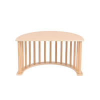 KINDERWIPPE inkl. Auflage NALAN – Natur - Naturfarben, Holz (1/1/1cm) - Home Deluxe