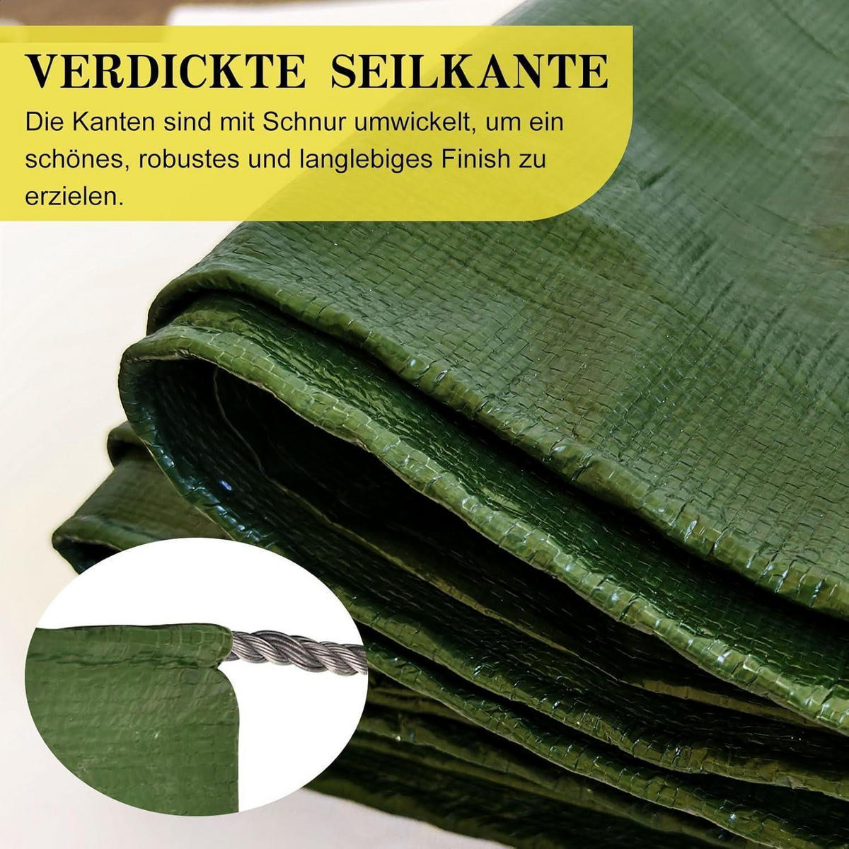 ABDECKPLANE 2.5 x 3M Grün - Grün, Kunststoff (200/300/10cm)