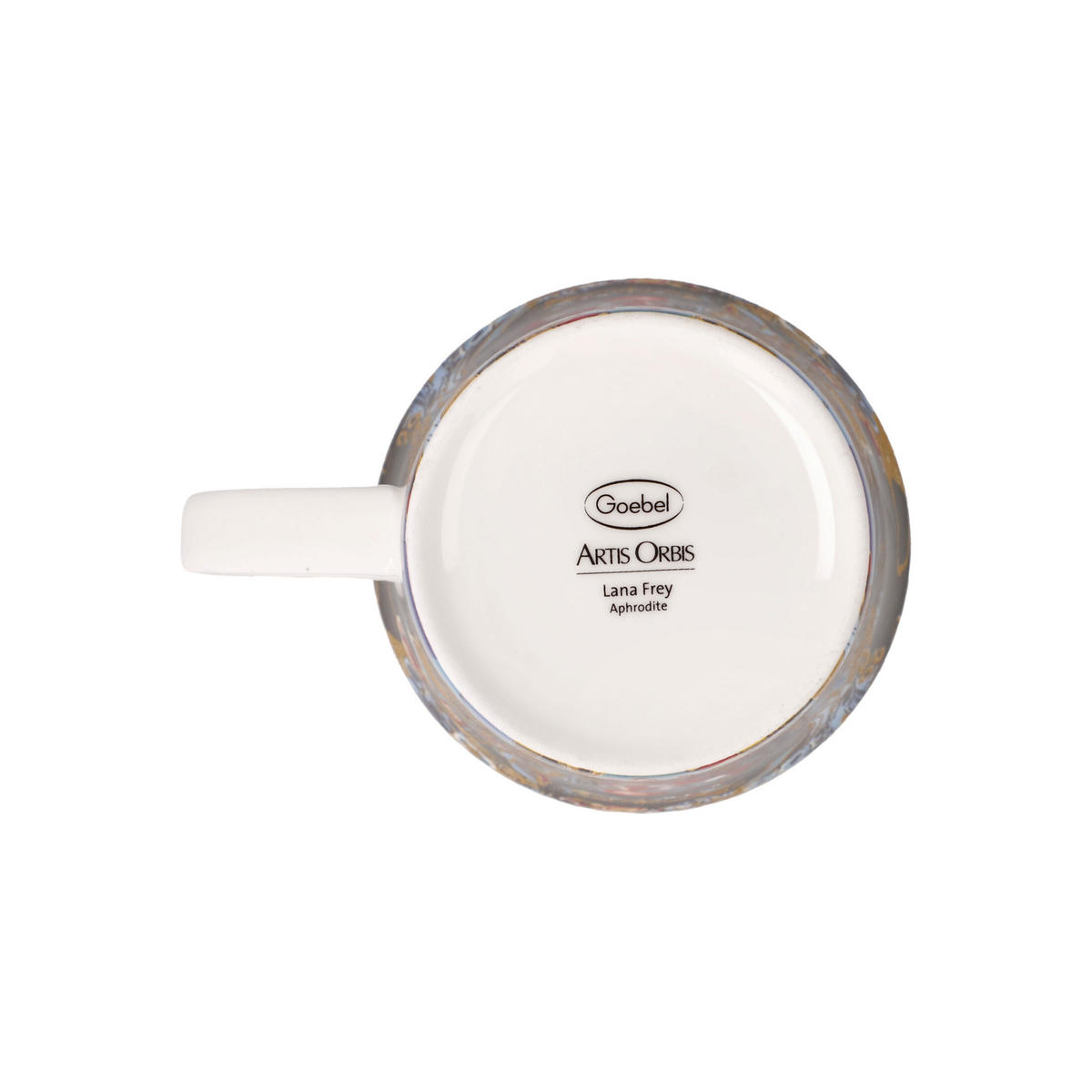 KÜNSTLERTASSE Lana Frey Aphrodite, Fine Bone China, Bunt, 400 ml - Multicolor, Keramik (0.4L) - Goebel