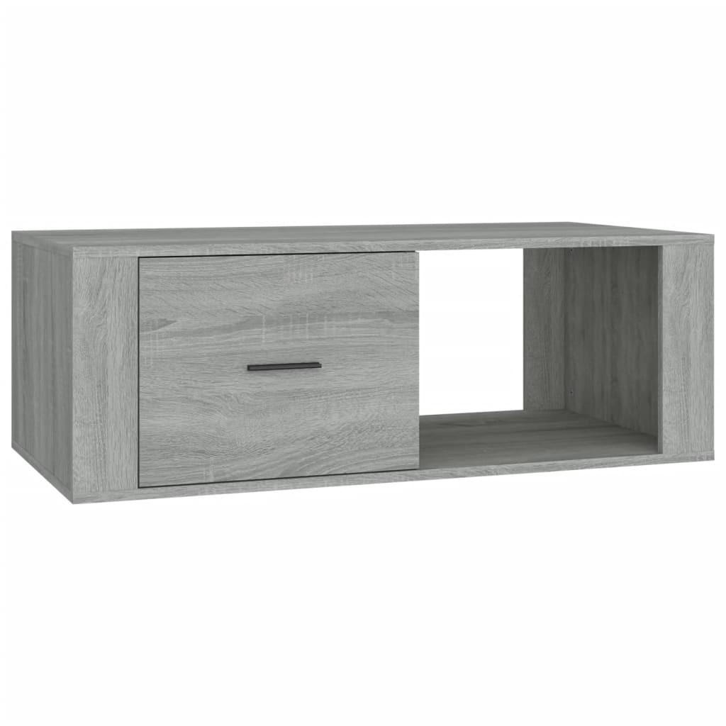 COUCHTISCH Grau Sonoma 100x50,5x35 cm Holzwerkstoff - Grau, Holzwerkstoff (100/50.5/35cm) - furnicato