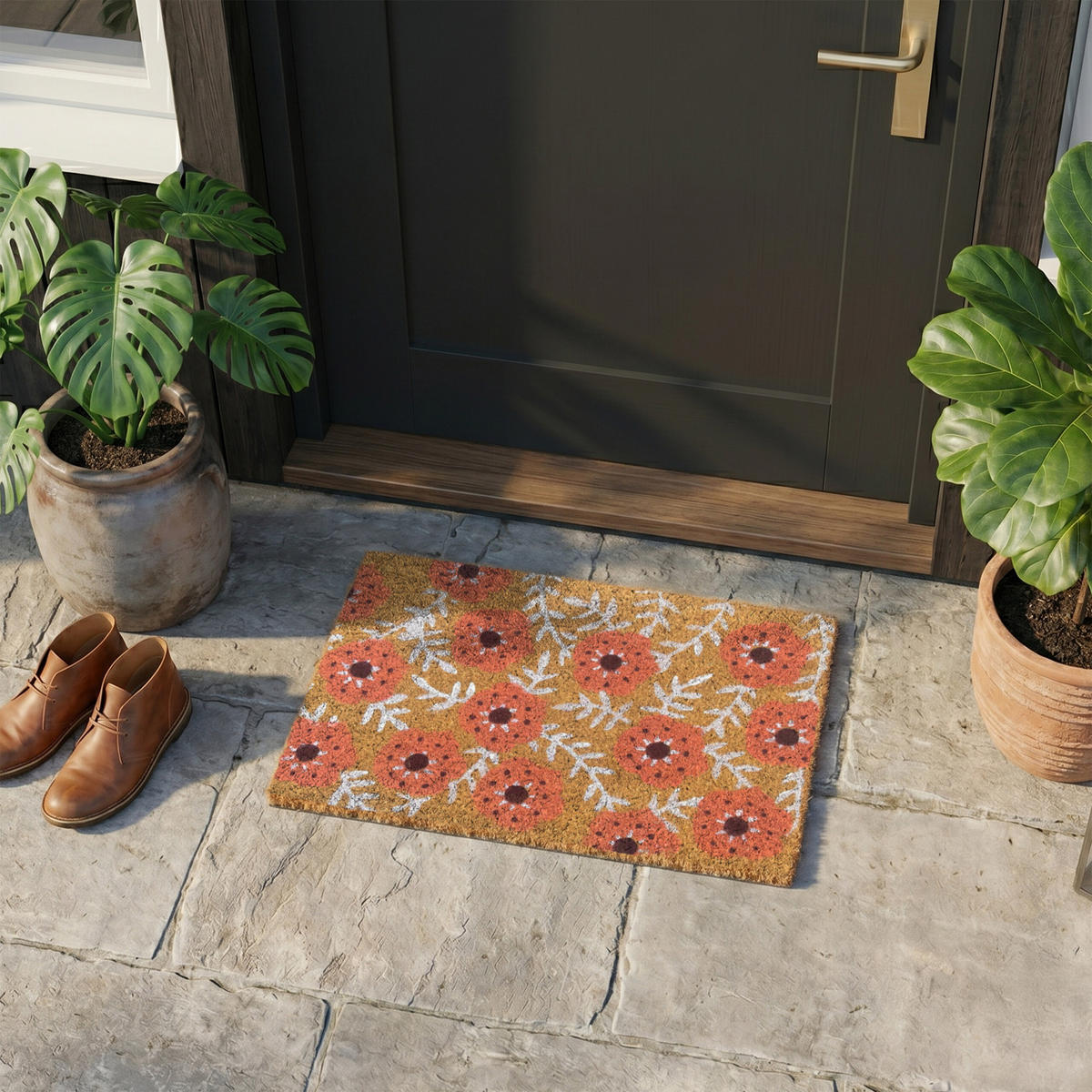 ROHOŽ - viacfarebná, textil/plast (60/40cm) - Relaxdays