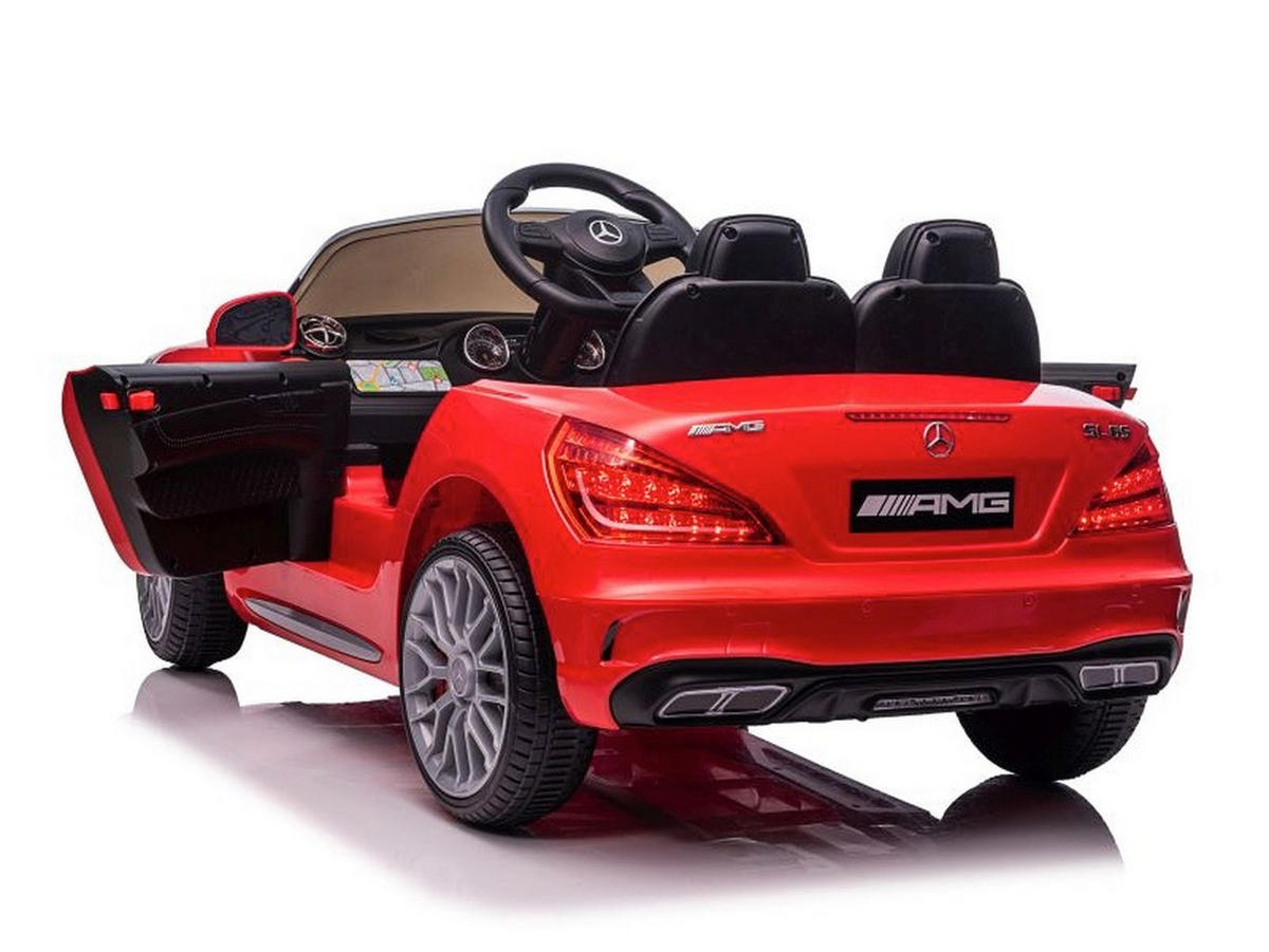 KINDER ELEKTROAUTO Mercedes SL 65 AMG rot - Rot, Kunststoff (108/63/46cm) - TPFLiving