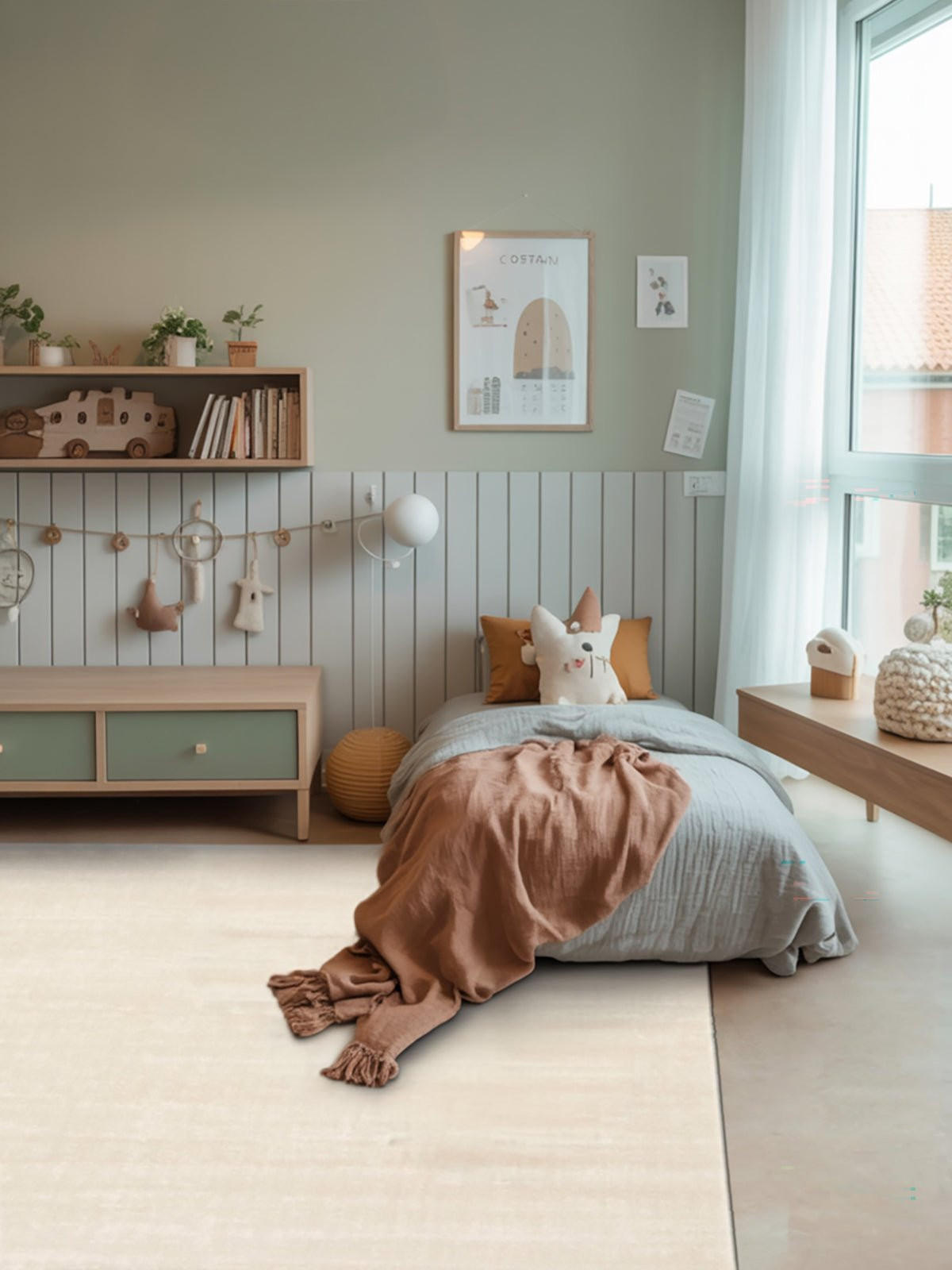 TEPPICH Designer pflegeleicht beige - Beige, Textil (140/200cm) - AFK Living