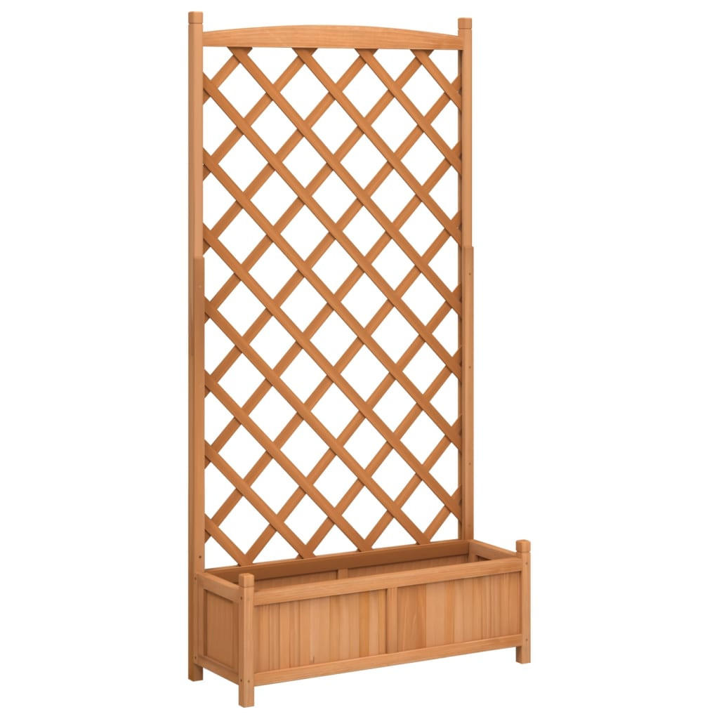vidaXL Pflanzkübel Braun 35x180x90 cm