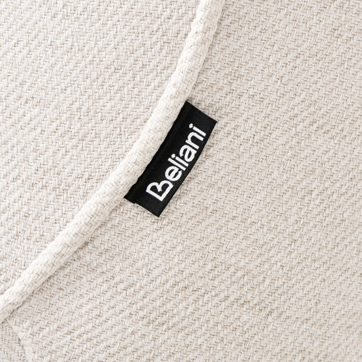 SESSEL Stoff Cremeweiß Lindal - Weiß, Textil (85/85/83cm) - Beliani