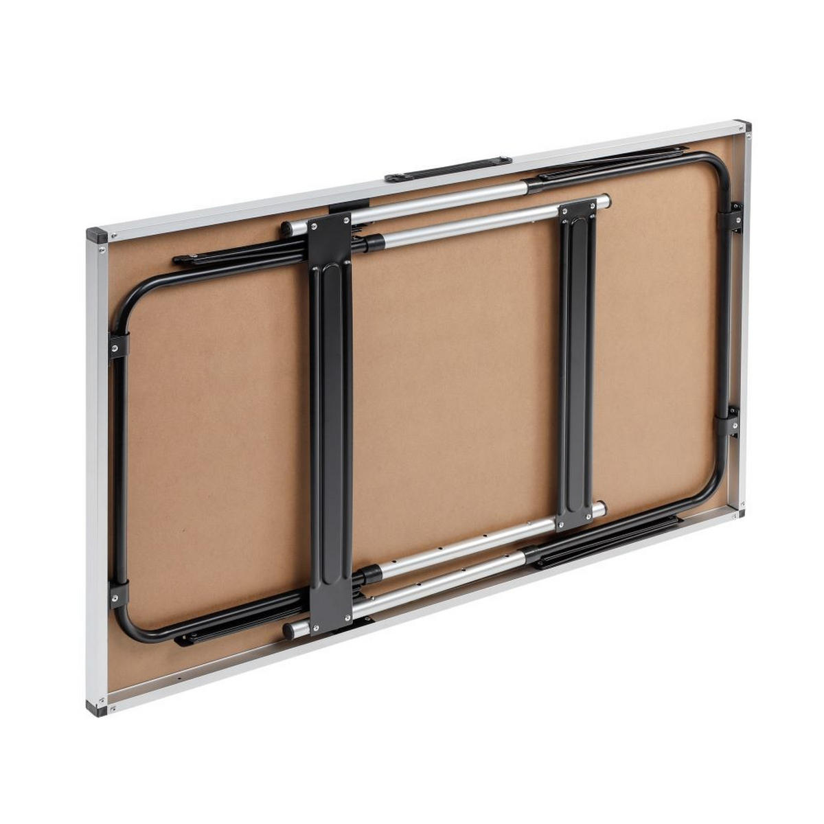 UNIVERSALTISCH, Campingtisch, Maße 100 x 60 cm - Transparent, Metall (100/60/60cm)