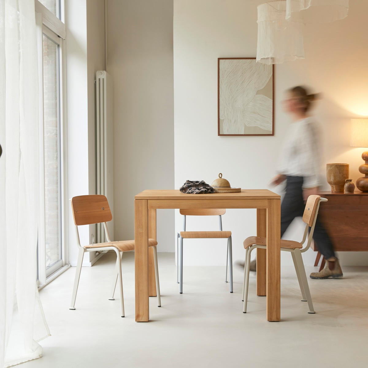 TISCH Eden Natur aus Teak - Naturfarben, Holz (90/90/76cm) - Tikamoon