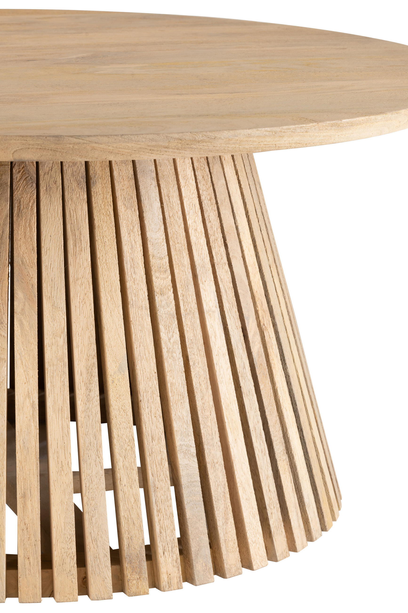 TISCH VINCENT - Holz - Natürliche - M - Naturfarben, Holz (80/80/39.5cm) - J-Line